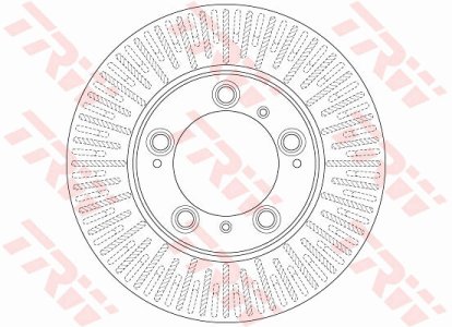 Tarcza hamulcowa TRW DF6411 98635140105