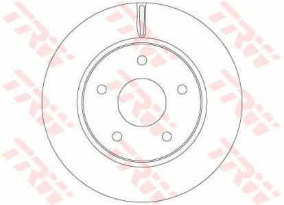 Tarcza hamulcowa TRW DF6415 4721933AB