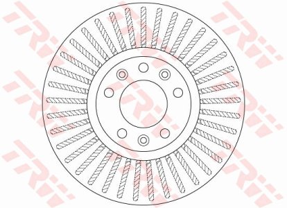 Tarcza hamulcowa TRW DF6419 424993