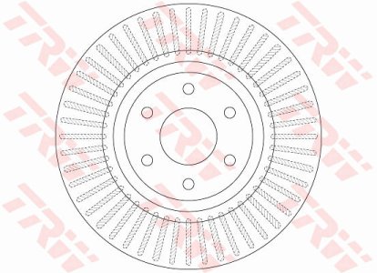 Tarcza hamulcowa TRW DF6425 40206EB320