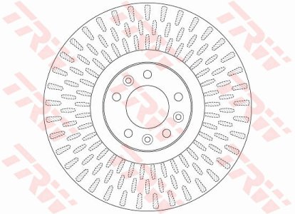 Tarcza hamulcowa TRW DF6427S 424988