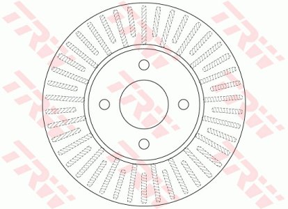 Tarcza hamulcowa TRW DF6430 402061HA0A