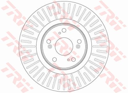 Tarcza hamulcowa TRW DF6437 45251TL0G50