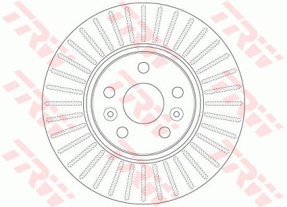 Tarcza hamulcowa TRW DF6449 7701208849