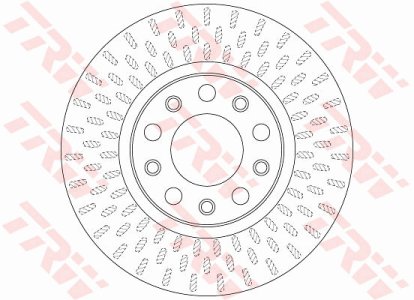 Tarcza hamulcowa TRW DF6450 51806278