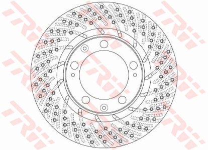 Tarcza hamulcowa TRW DF6466S 99335104301