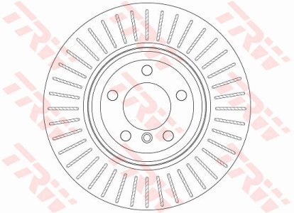 Tarcza hamulcowa TRW DF6476S 34216765889