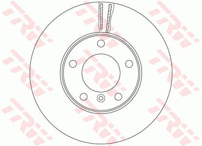 Tarcza hamulcowa TRW DF6478S 4634210012