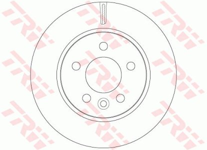 Tarcza hamulcowa TRW DF6482 2H0615301A
