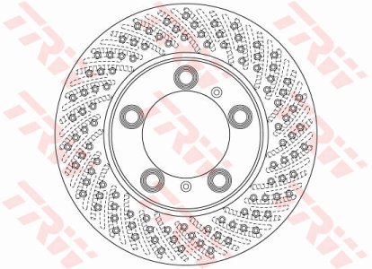 Tarcza hamulcowa TRW DF6483S 98735140201