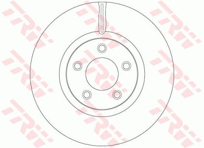 Tarcza hamulcowa TRW DF6490S B37F3325XA