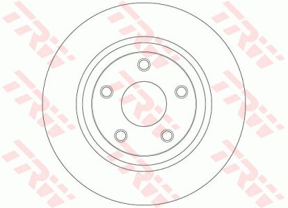 Tarcza hamulcowa TRW DF6492 52124763AB