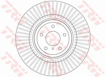 Tarcza hamulcowa TRW DF6498S 40206JL00A