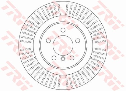 Tarcza hamulcowa TRW DF6507S SDB500181