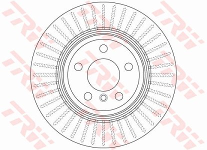 Tarcza hamulcowa TRW DF6512S 34216792233