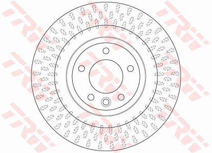 Tarcza hamulcowa TRW DF6528S LR033302