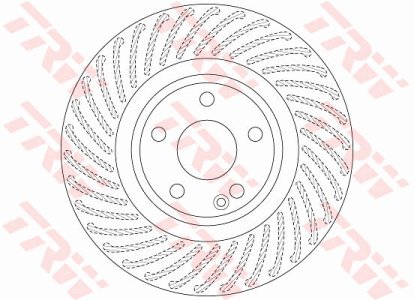Tarcza hamulcowa TRW DF6631 2464212612