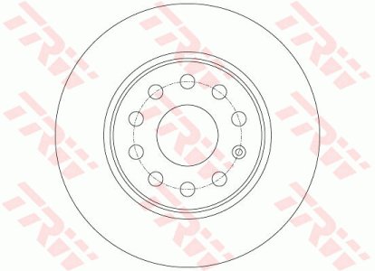 Tarcza hamulcowa TRW DF7911 1K0615601AA