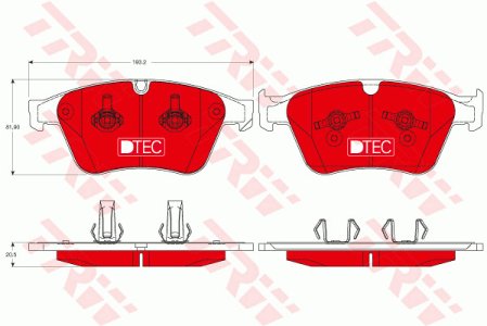 Klocki hamulcowe TRW GDB1794DTE 1644200920