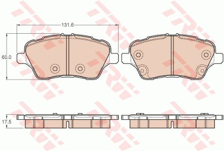 Klocki hamulcowe TRW GDB1959 1765066