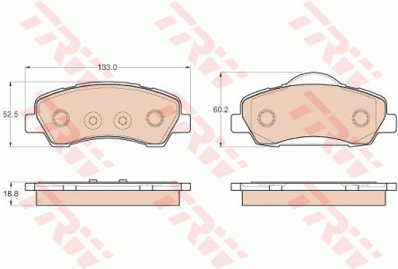 Klocki hamulcowe TRW GDB1992 1608691380