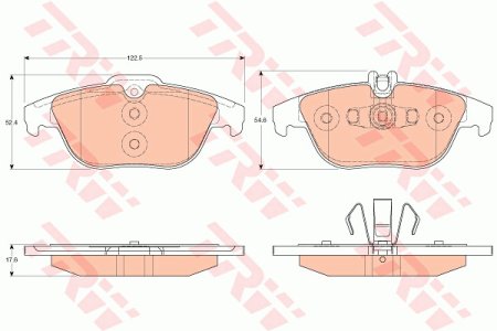 Klocki hamulcowe TRW GDB2051 54204920