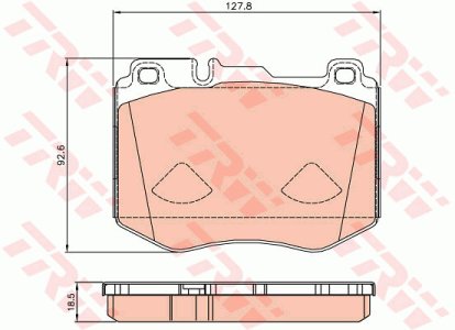 Klocki hamulcowe TRW GDB2081 84201820