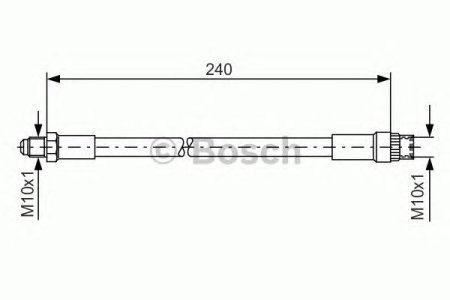 Przewód hamulcowy giętki BOSCH 1987476421 7700804356