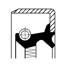 Uszczelniacz 48x64x12 CORTECO 01019283 0199978847