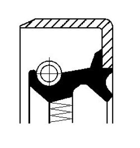 Uszczelniacz 70x85x8 CORTECO 01026337 378480