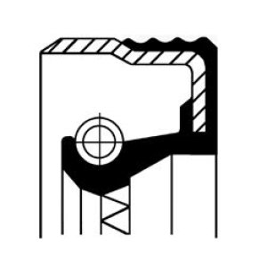 Uszczelniacz 47x107,3/f166x1/18 CORTECO 01034081 