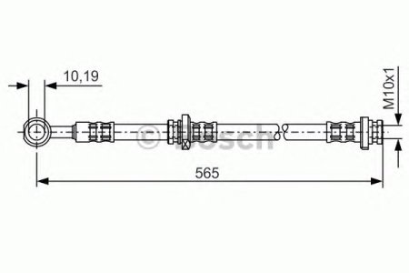 Przewód hamulcowy giętki BOSCH 1987476133 