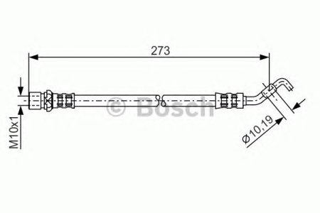 Przewód hamulcowy giętki BOSCH 1987476270 