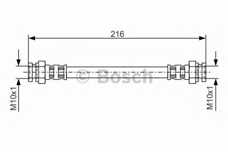 Przewód hamulcowy giętki BOSCH 1987476529 