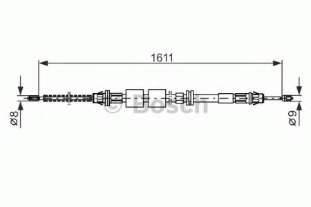 Linka hamulca BOSCH 1987477521 