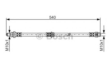 Przewód hamulcowy giętki BOSCH 1987481053 