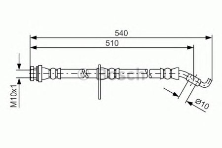 Przewód hamulcowy giętki BOSCH 1987481560 