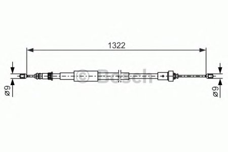 Linka hamulca BOSCH 1987482385 