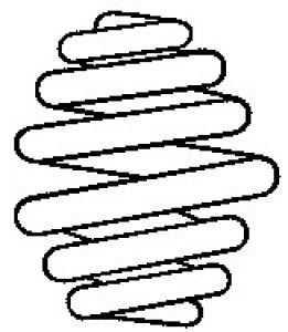 Sprężyna zawieszenia SACHS 996 175 424345