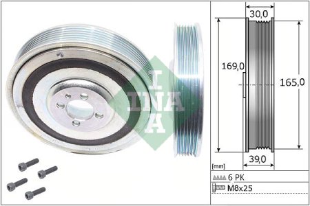 KOŁO PASOWE INA 544008020 46447843 ALFA ROMEO FIAT OPEL