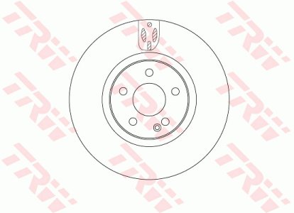 Tarcza hamulcowa TRW DF6744S 4474210012