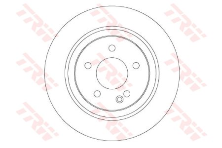 Tarcza hamulcowa TRW DF6788S 4474230012