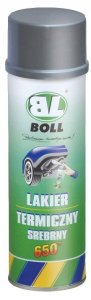 SPRAY LAKIER 500 ML ŻAROODPORNY SREBRNY BOLL