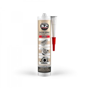 SILIKON WYSOKOTEMPERATUROWY K2 B230 CZERWONY 350C 300G