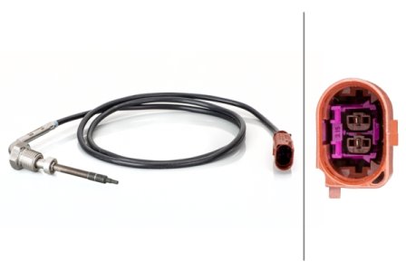 CZUJNIK TEMPERATURY SPALIN HELLA 6PT014494531 059906088C AUDI VW