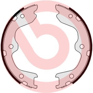 Szczęki hamulcowe BREMBO S56544 440608J026