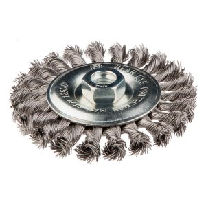 SZCZOTKA DRUCIANA TARCZOWA 115 MM X M14, INOX