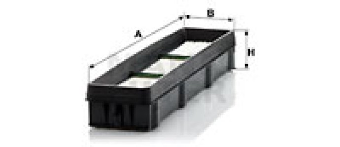 Filtr powietrza kabinowy MANN-FILTER CU59161 JOHN DEERE 5000 6000 7000