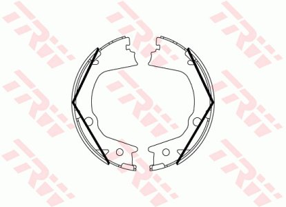 Szczęki hamulcowe TRW GS8859 4833A34000 SSANGYONG KORANDO  10