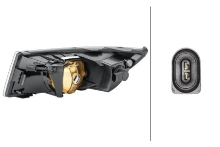 REFLEKTOR PRZECIWMGŁOWY SKODA